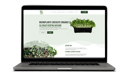 Microplante crescute organic cu grijă pentru natură