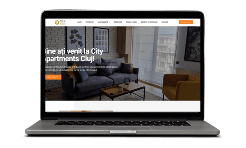 Pagina web City Apartments Cluj